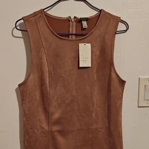 A New Day Women's High Low Dress - Brown